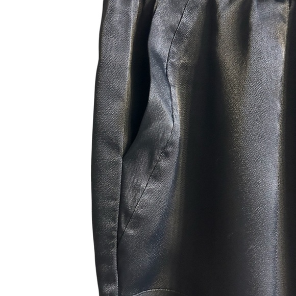 Liverpool Black Satin Jogger Pants NWOT - Picture 6 of 8